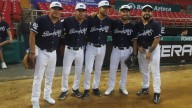Conviven en encuentro amistoso el equipo de beisbol Venados y la Banda MS