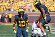 See photos as Michigan finds tempo, beats Wisconsin 24