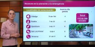 Claudia Sheinbaum confirma localidades sin comunicación en Hidalgo, Puebla y Veracruz a más de 20 días de la emergencia por lluvias