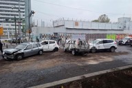 Deja choque múltiple 6 lesionados en Buenavista