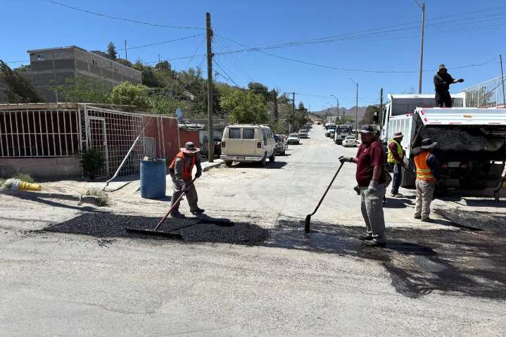 Reparan más de 3 mil baches en Juárez en 2 semanas