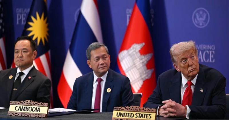 Trump Celebrates Thailand Cambodia Peace Accord While Highlighting Global Conflicts; Announces U.S. Trade Deals with Cambodia and Thailand