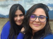 I hadn't seen my sister for 2 years. We met in Liechtenstein to reconnect.