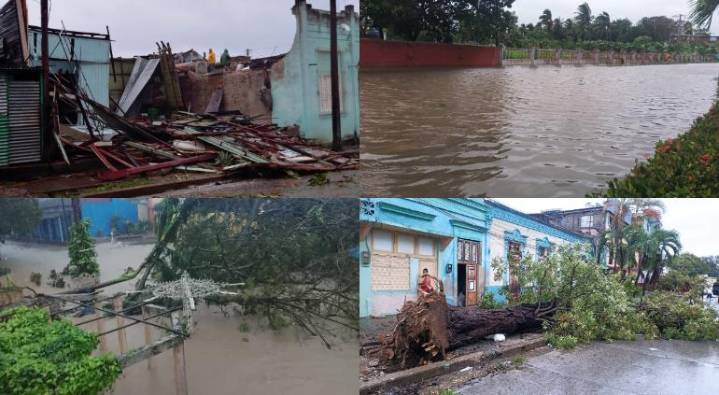 Inundaciones, casas derrumbadas y deslaves en Cuba por huracán Melissa