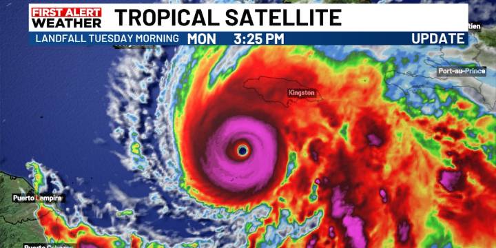 Melissa becomes a monster storm