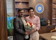 Minister Satish Sharma & BCCI President Mithun Manhas discuss Cricket Development in J&K
