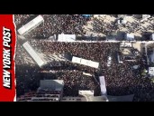 Swarms of Gazans Greet Released Palestinian Prisoners After Israel