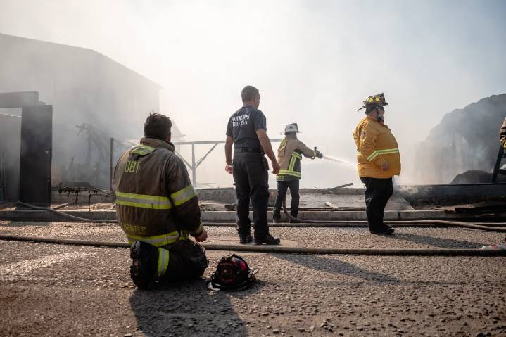 Incendio en casa dejó a un adulto mayor sin vida