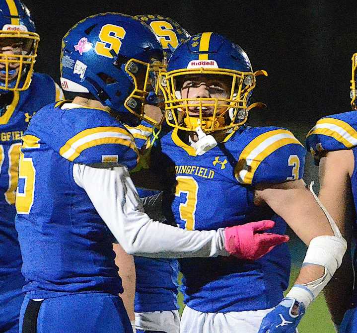H.S. Football: Veteran Valerio, young DePetris lead Springfield to Central crown