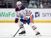 Oilers lose goalie battle, but rookie Matt Savoie clinches his spot on opening night