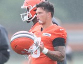 Dillon Gabriel on being named QB1, what he’s learned from Joe Flacco, looking ahead to London, and more: Transcript