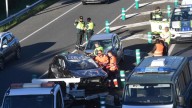 Varios heridos en A Coruña tras un choque múltiple en la autopista AP