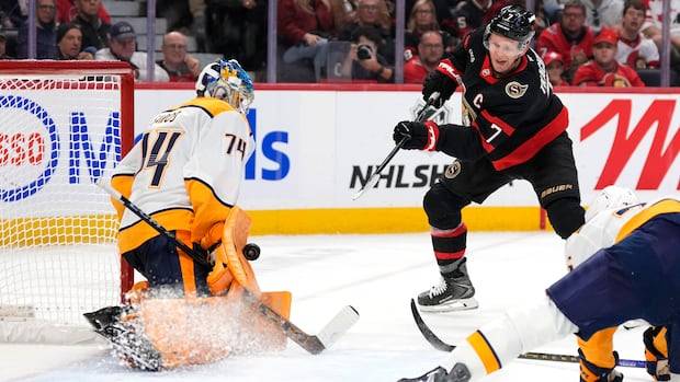 Sens captain Brady Tkachuk set to miss at least a month with hand injury