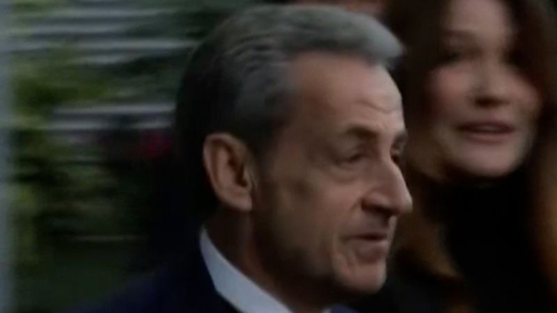 France’s Former President Nicolas Sarkozy leaves home for prison