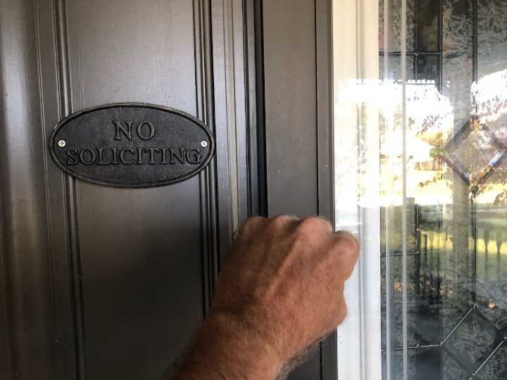 Knock, knock, knocking on your door