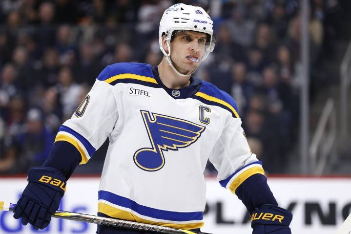 Deadspin | Blanked Blues regroup for road trip to Calgary