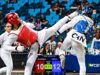 Taekwondistas a batallar en Mundial de Wuxi