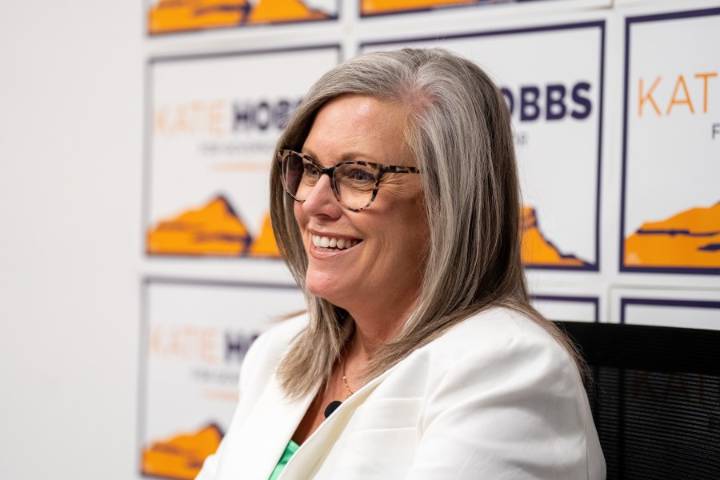 Arizona's Democratic governor launches her reelection bid in the key swing state