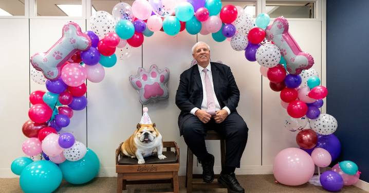 ‘Babydog’ Justice Dog of Senator Jim Justice Has 6th Birthday in Senate Building Amid Shutdown