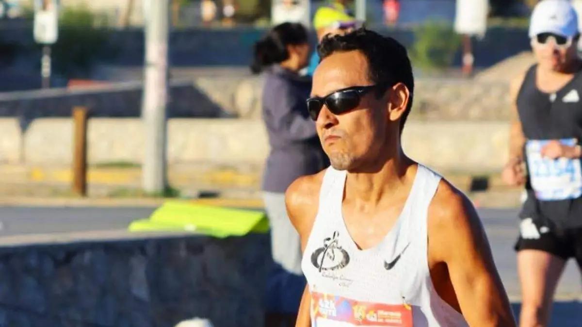 René Eduardo Ortiz, tercer lugar en el Maratón de Ciudad Juárez