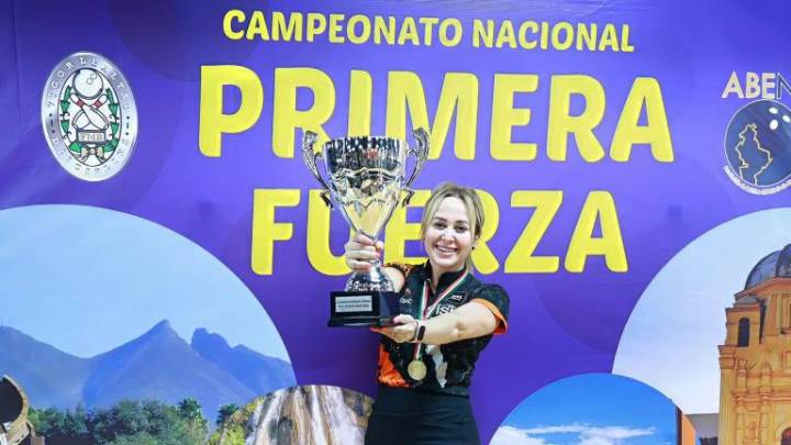 Se corona Lili Robles en Nacional de Primera Fuerza de Boliche 2025