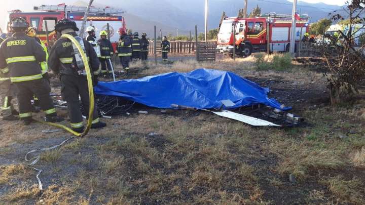 Piloto muere tras caída de avioneta en Putaendo: La aeronave terminó calcinada