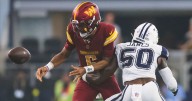 Commanders QB Jayden Daniels leaves game vs. Cowboys with hamstring injury