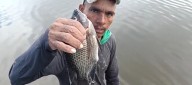Seis horas y media pescando en la Ciénaga Grande para sacar una mojarra
