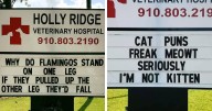 30 Of The Funniest Outdoor Signs From This Vet Hospital To Make You Crack A Smile