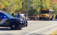 School bus-involved crash leaves Cumberland road closed