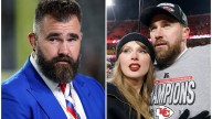 Jason Kelce Asks Travis Kelce About Taylor Swift's 'Wood'