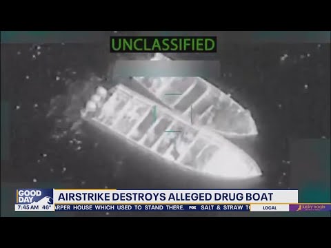 US airstrike destroys another alleged Venezuelan drug boat