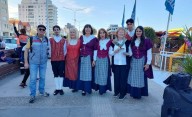 La cámara de TN recorre la ciudad mostrando Puerto Madryn a todo el país