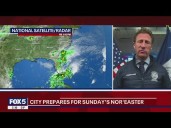 NYC prepares for Sunday's Nor'easter