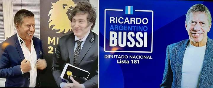 El spot oficial de FR muestra a Milei pidiendo el voto para Bussi