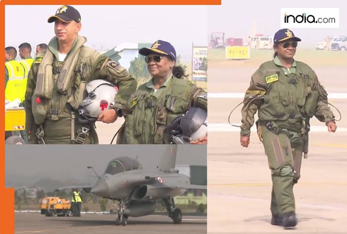 President Droupadi Murmu sets record in Ambala, takes sortie in Rafale after Sukhoi