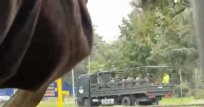 Camión del Ejército ingresa a Ciudad Universitaria, esto se sabe