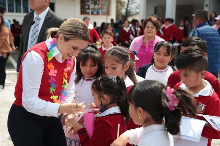 Avanza segunda etapa de “Acción por la Educación” en Huixquilucan: mejoran escuelas y fortalecen la formación estudiantil