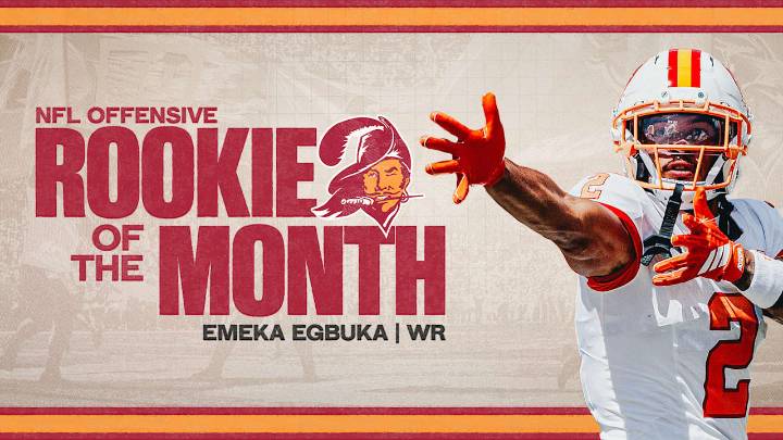 What a Catch! Emeka Egbuka Named NFL Offensive Rookie of the Month