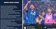 El plantel de Atlético emitió un comunicado luego de la polémica