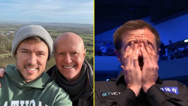 Snooker star breaks down in tears as he wins first ranking tournament months after losing father