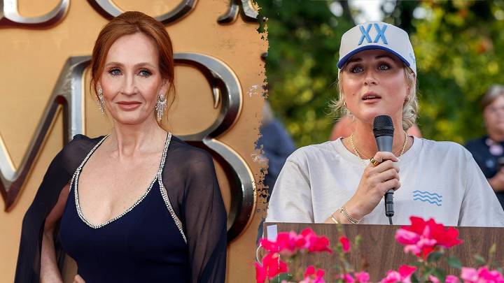 JK Rowling defends Riley Gaines amid AOC feud