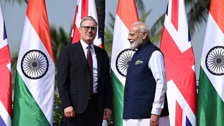 PM Modi meets UK PM Keir Starmer in Mumbai, talks to focus on defence and trade