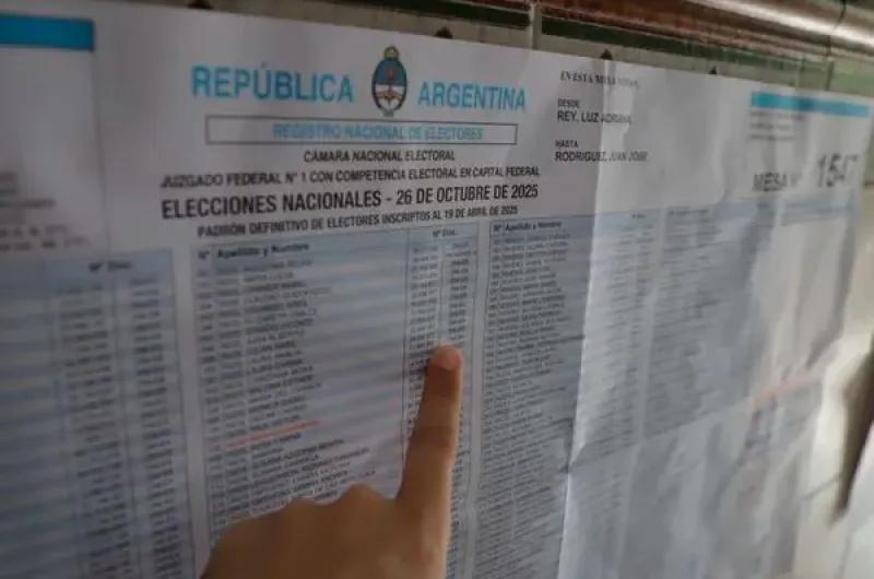 Legislativas 2025: hasta el momento votó el 41% del padrón en una jornada marcada por el debut de la Boleta Única