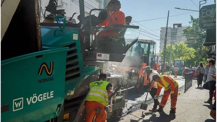 La Municipalidad de Paraná repavimentó un tramo de calle México