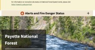 U.S. Senate candidate files complaint about government shutdown message on forest websites