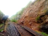 Rain fury in South Odisha: Train services hit as landslide damages rail tracks in Rayagada