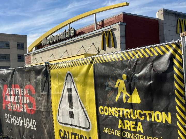 Downtown McDonald’s closes to make way for new construction