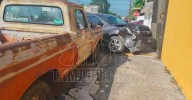 Padre e hija chocan entre sí en Ciudad Victoria; la joven sería la responsable del accidente