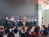 Alumnado de la UAEH exhibe su visión de la paz en Zimapán